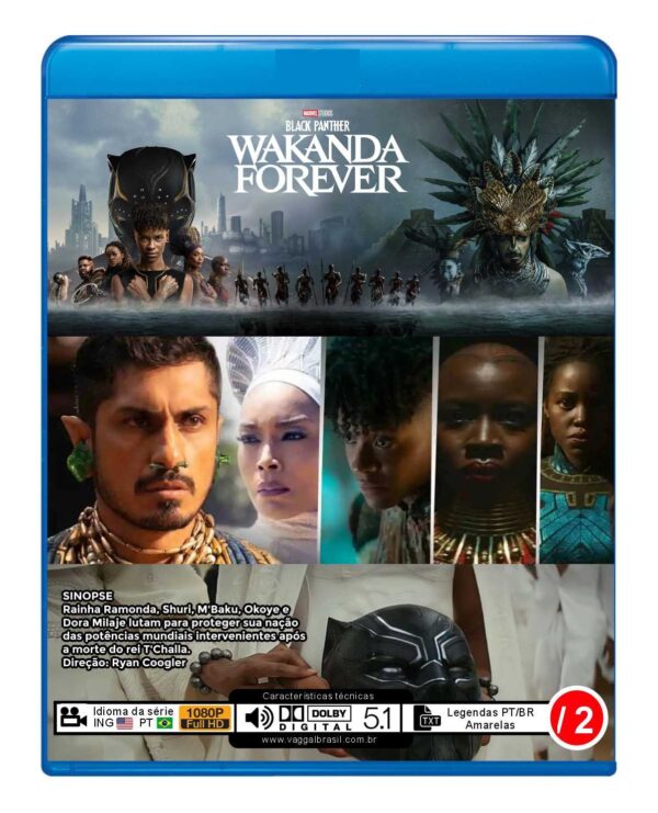 PANTERA NEGRA 2: WAKANDA PARA SEMPRE - 2022 - DUBLADO E LEGENDADO - Image 3