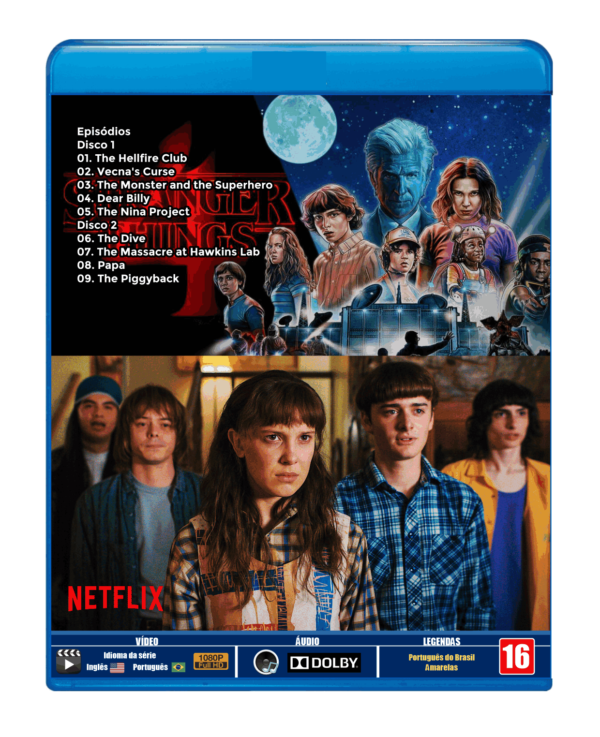 STRANGER THINGS - 4ª TEMPORADA - DUBLADO E LEGENDADO - DISCO DUPLO - Image 4