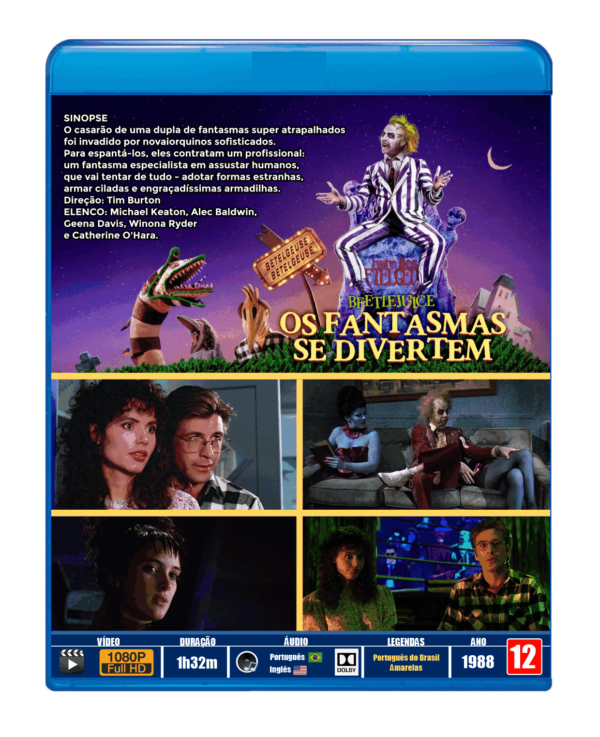 BEETLEJUICE - OS FANTASMAS SE DIVERTEM - 1988 - DUBLADO E LEGENDADO - Image 3