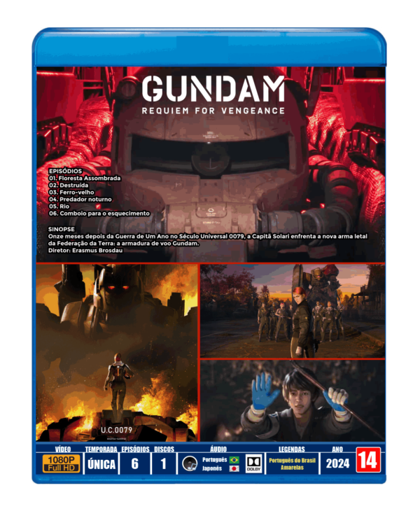 GUNDAM: REQUIEM FOR VENGEANCE - MINISSÉRIE - DUBLADO E LEGENDADO - Image 3