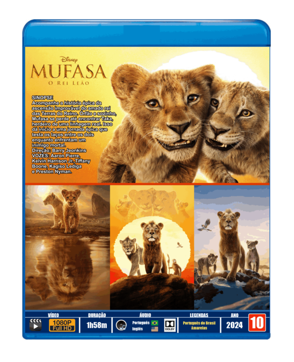 MUFASA: O REI LEÃO - 2024 - DUBLADO E LEGENDADO - Image 3
