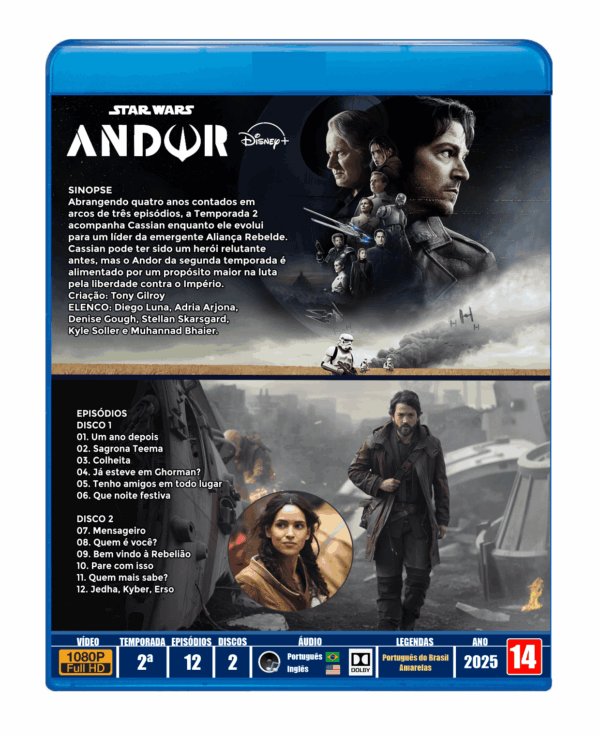ANDOR - 2ª TEMPORADA - DUBLADO E LEGENDADO - DISCO DUPLO - Image 4