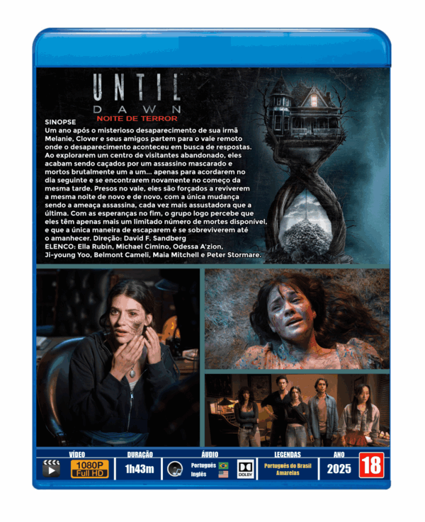 UNTIL DAWN: NOITE DE TERROR - 2025 - DUBLADO E LEGENDADO - Imagem 3