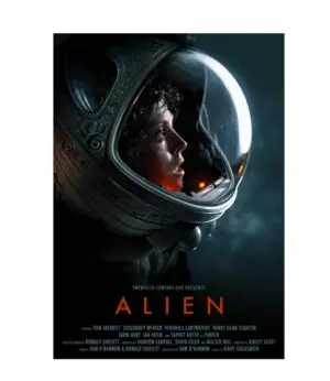 ALIEN - PLACA DECORATIVA LAMINADA - 19x28cm