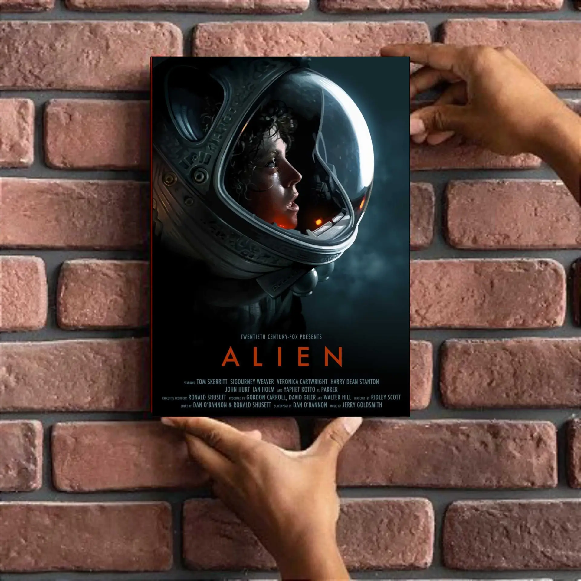 ALIEN - PLACA DECORATIVA LAMINADA - 19x28cm - Imagem 3