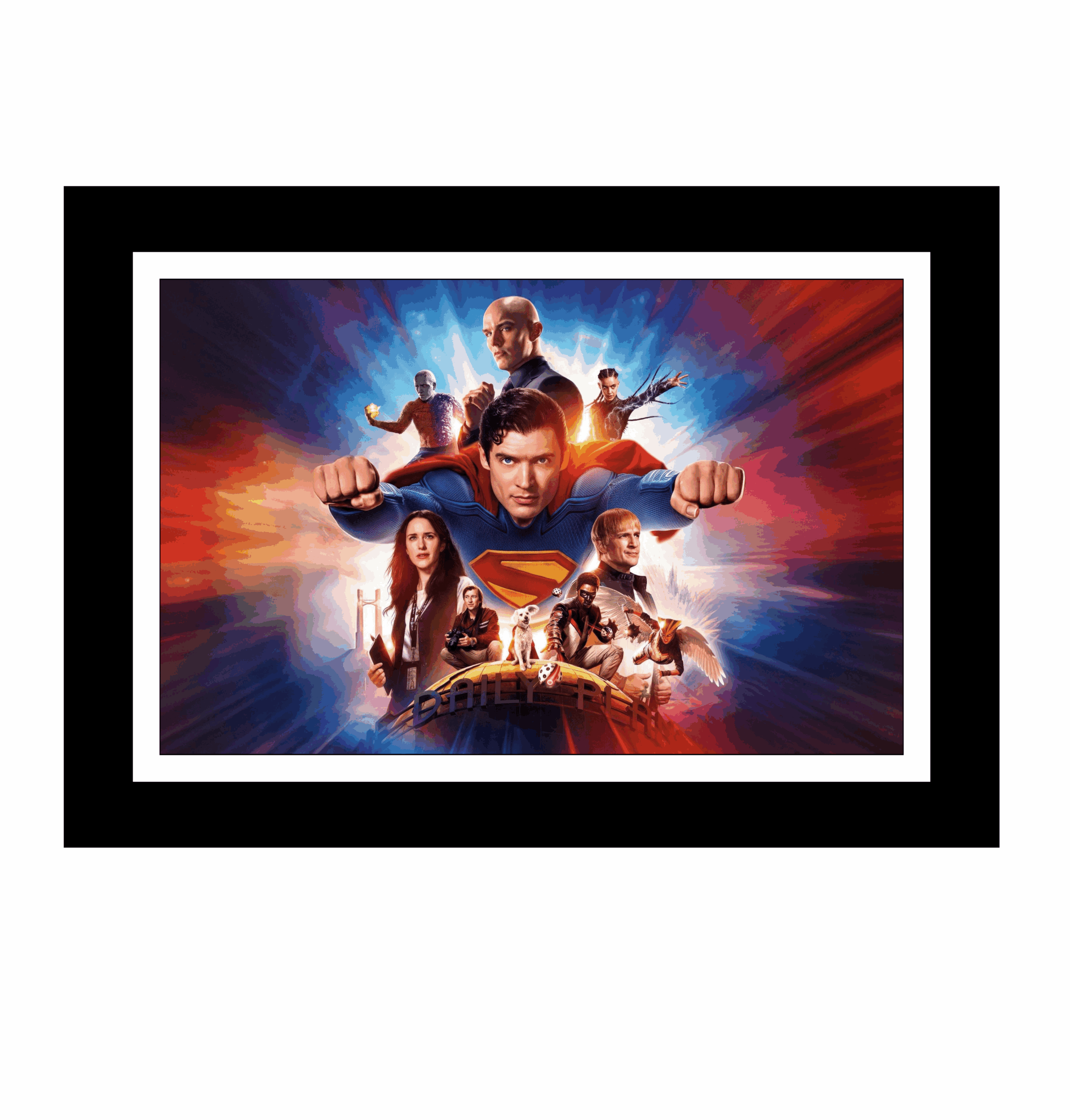 SUPERMAN - PLACA DECORATIVA LAMINADA - 19x28cm