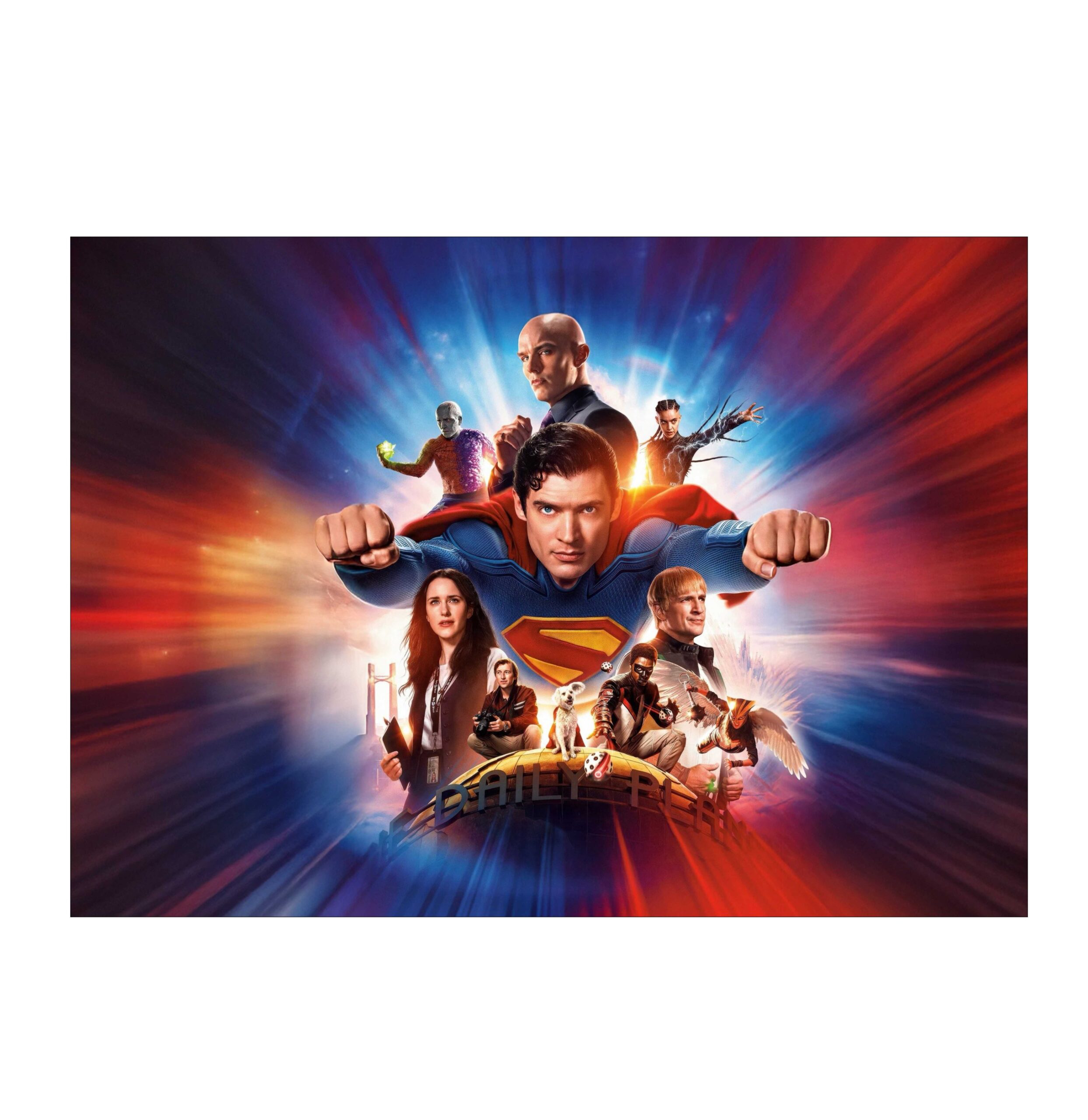 SUPERMAN - PLACA DECORATIVA LAMINADA - 19x28cm