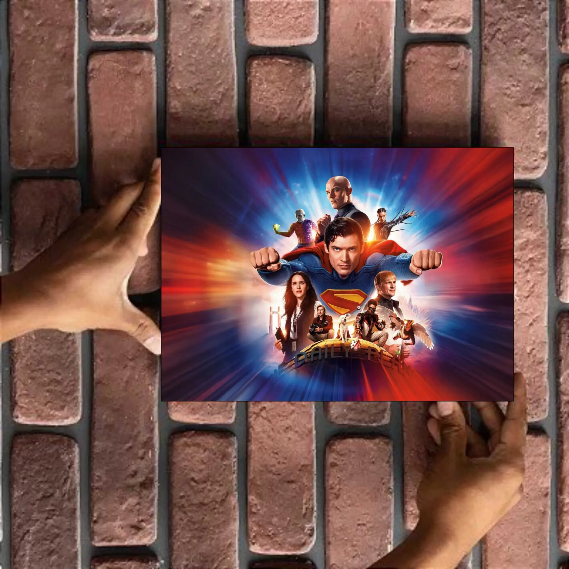SUPERMAN - PLACA DECORATIVA LAMINADA - 19x28cm - Imagem 2