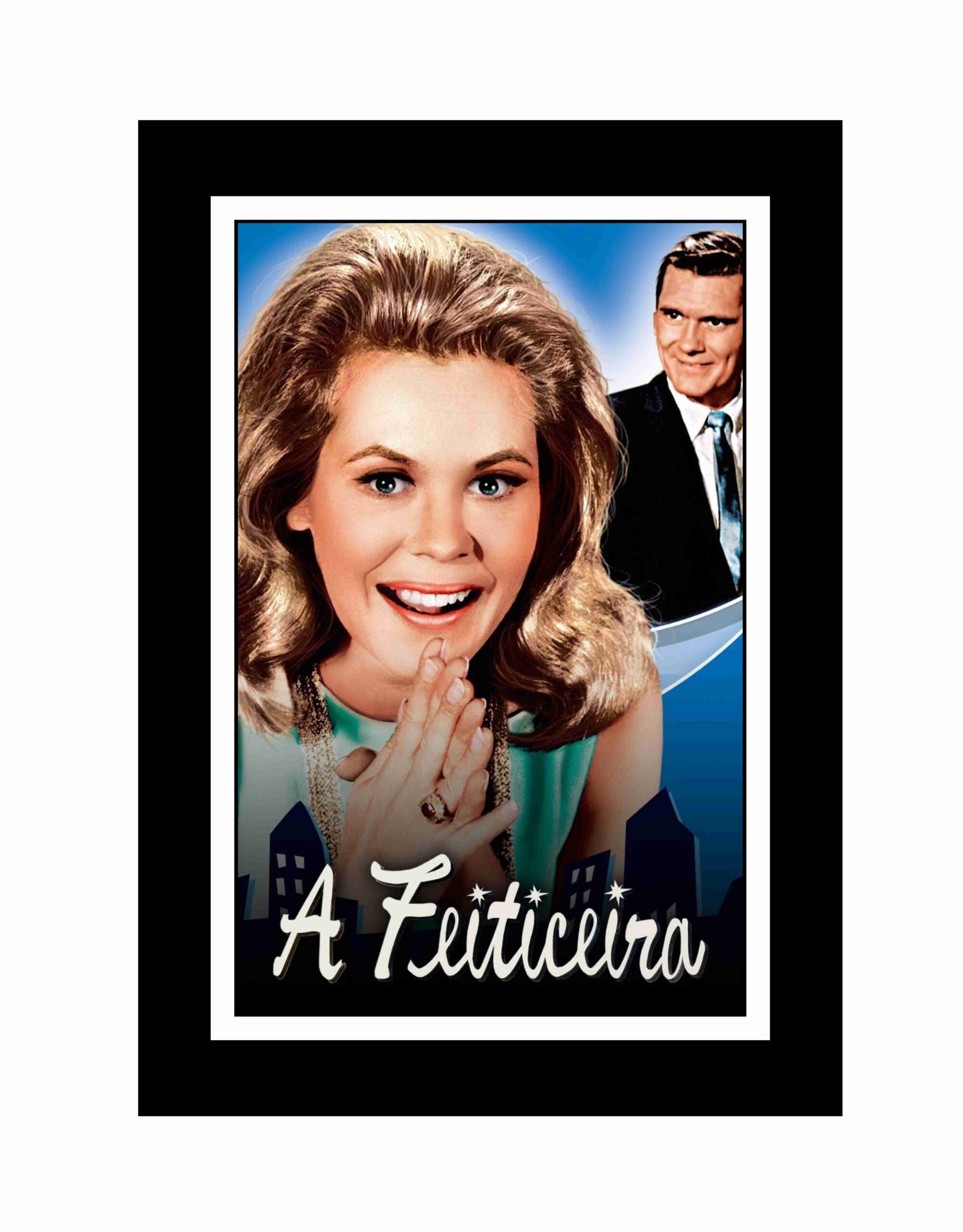 A FEITICEIRA - PLACA DECORATIVA LAMINADA - 19x28cm