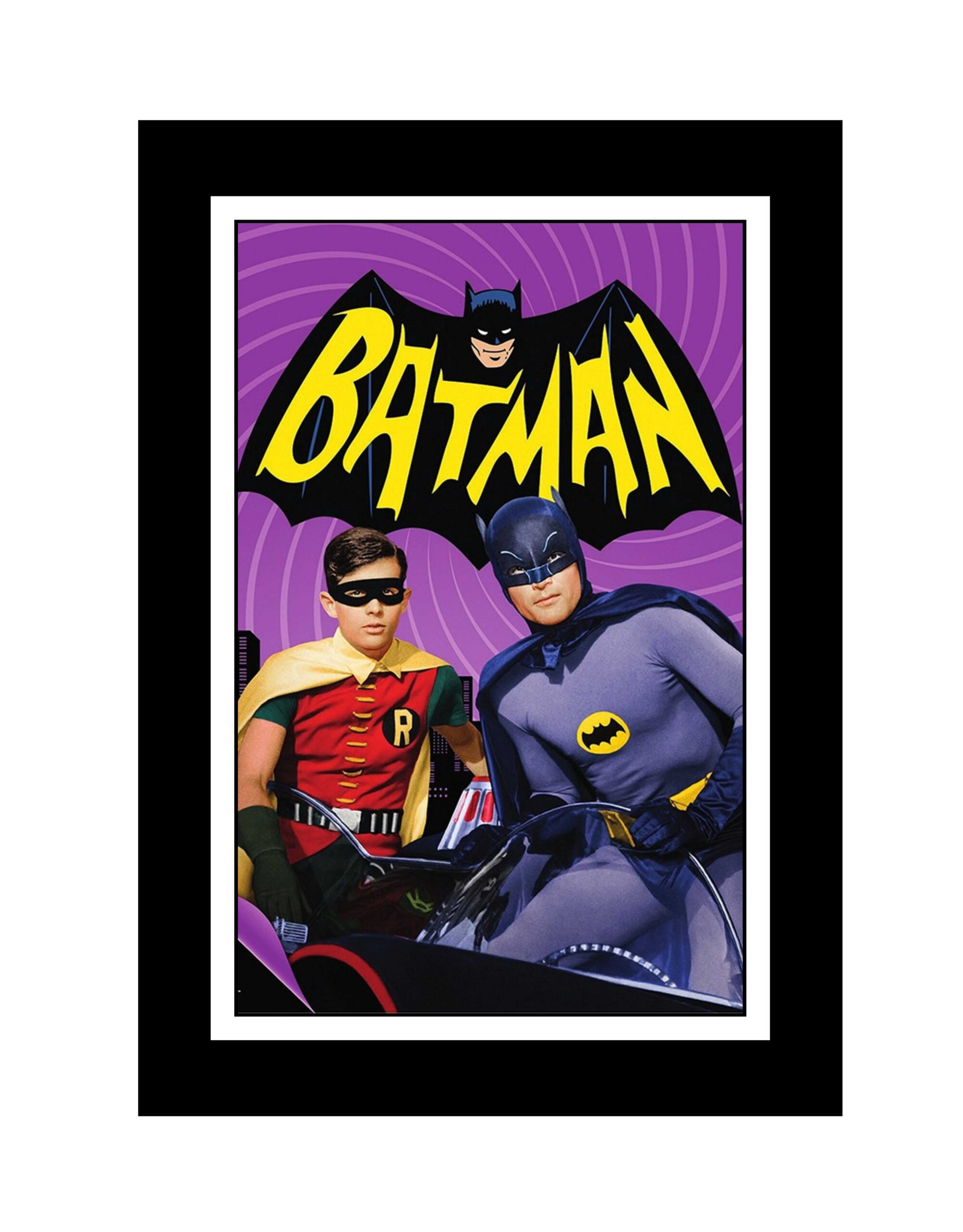 BATMAN CLÁSSICO - PLACA DECORATIVA LAMINADA - 19x28cm