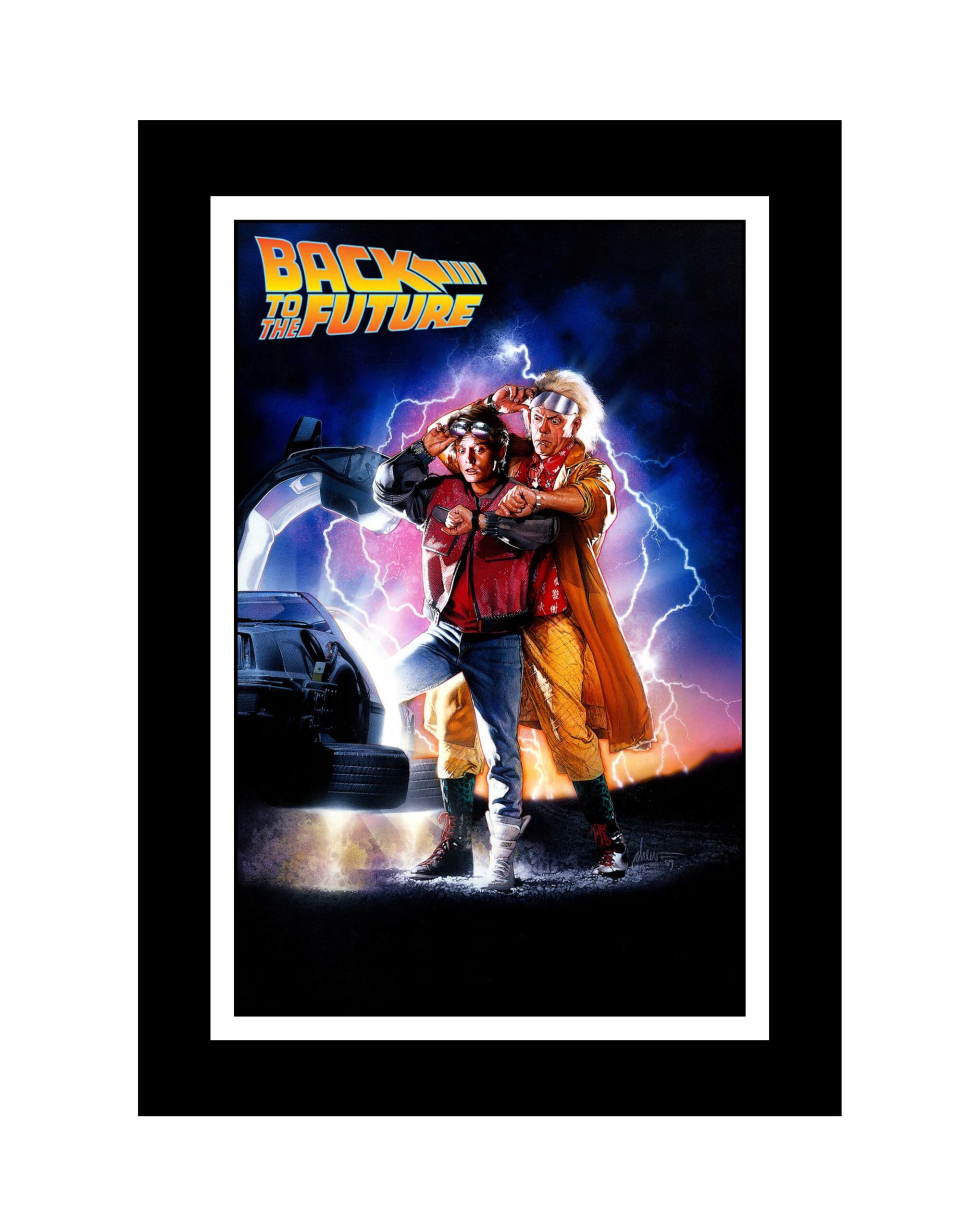 BACK TO THE FUTURE - PLACA DECORATIVA LAMINADA - 19x28cm