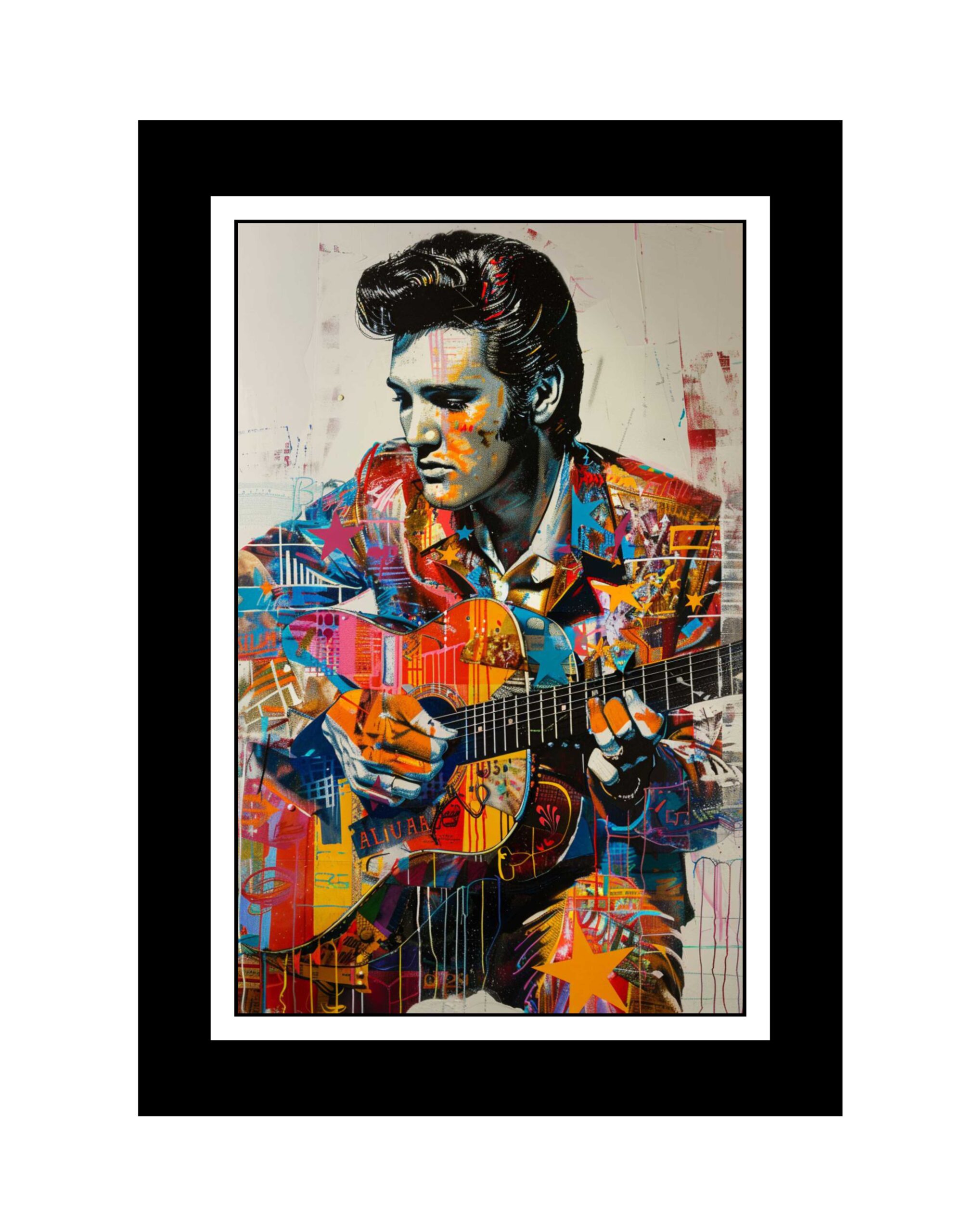 ELVIS PRESLEY - PLACA DECORATIVA LAMINADA - 19x28cm