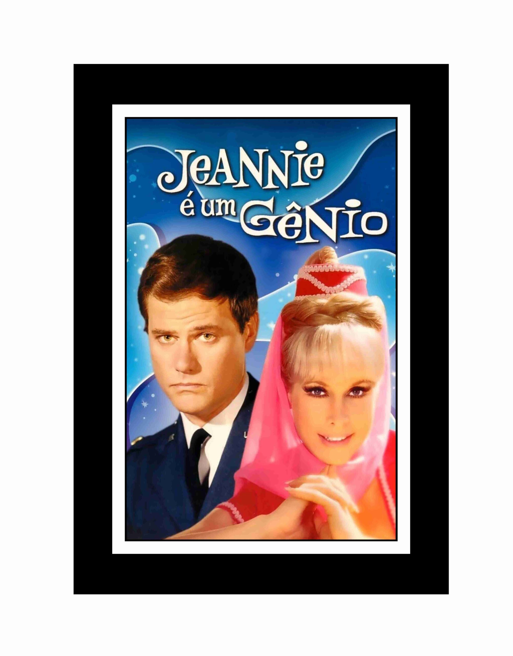 JEANNIE É UM GÊNIO - PLACA DECORATIVA LAMINADA - 19x28cm