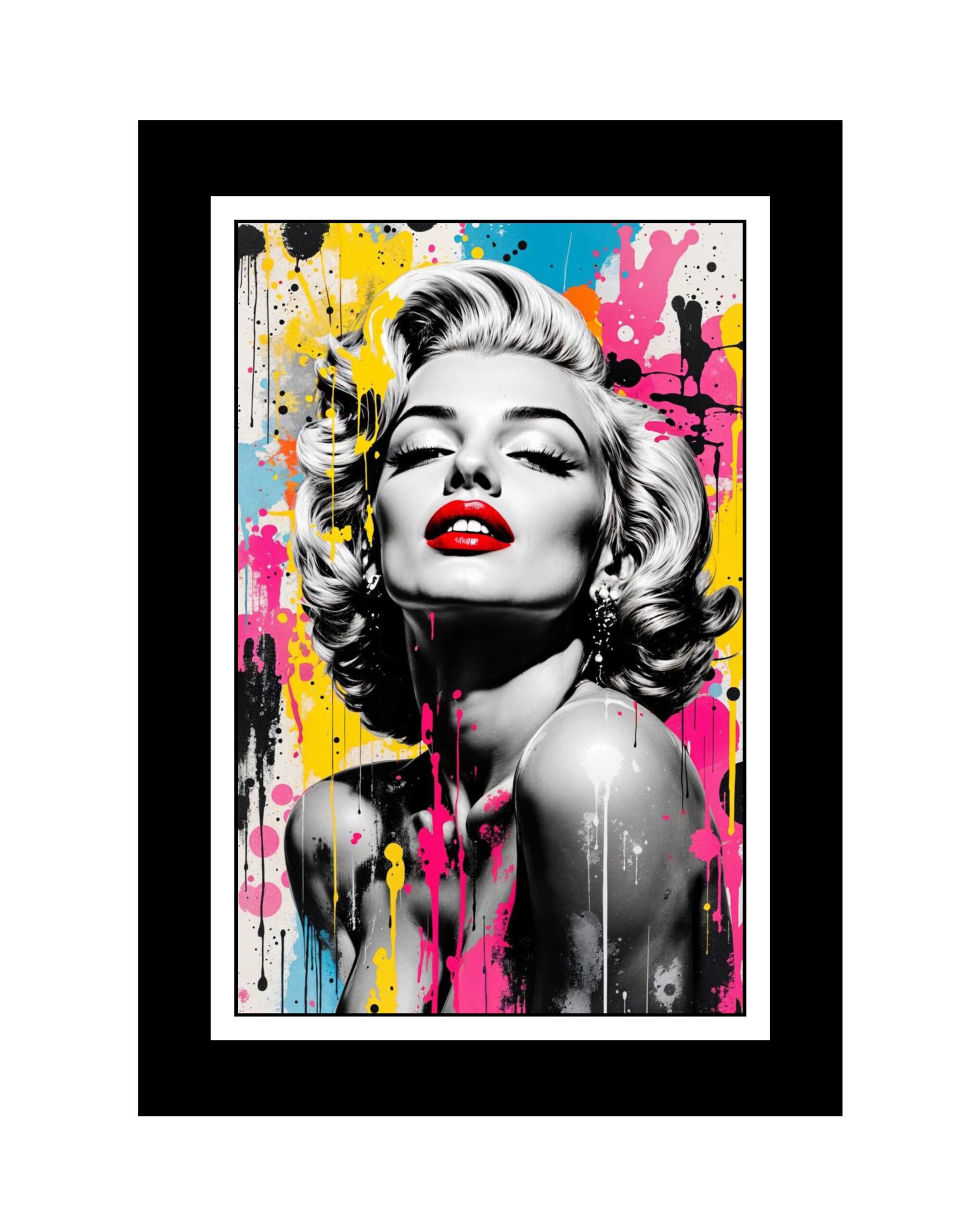 MARILYN MONROE - PLACA DECORATIVA LAMINADA - 19x28cm