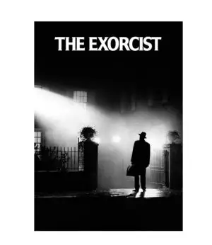 O EXORCISTA - PLACA DECORATIVA LAMINADA - 19x28cm