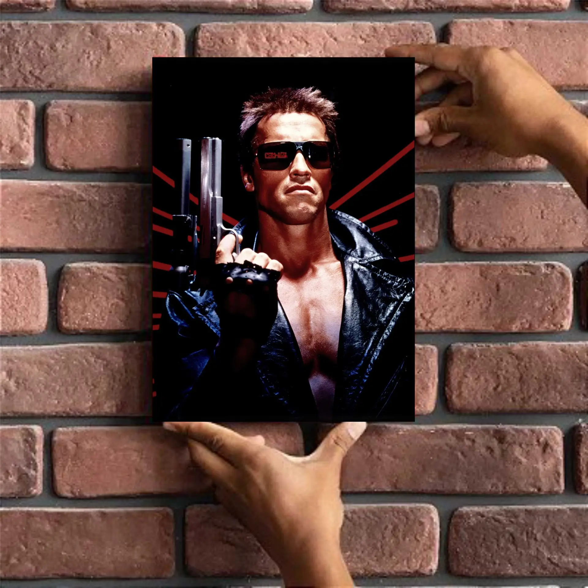 O EXTERMINADOR DO FUTURO - PLACA DECORATIVA LAMINADA - 19x28cm - Imagem 2