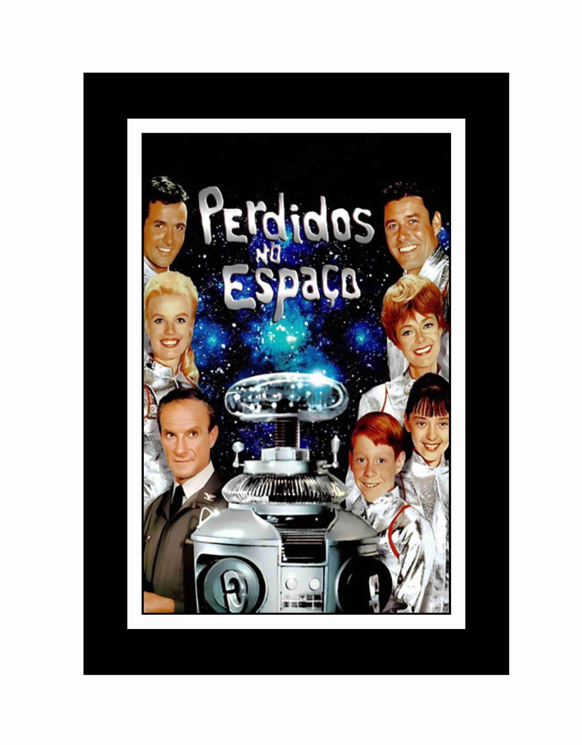 PERDIDOS NO ESPAÇO - PLACA DECORATIVA LAMINADA - 19x28cm