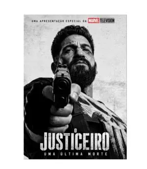 O JUSTICEIRO - PLACA DECORATIVA LAMINADA - 19x28cm