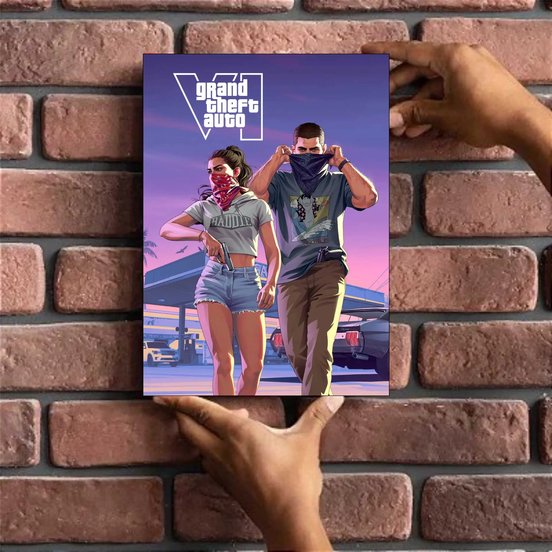 GTA 6 - PLACA DECORATIVA LAMINADA - 19x28cm - Imagem 2
