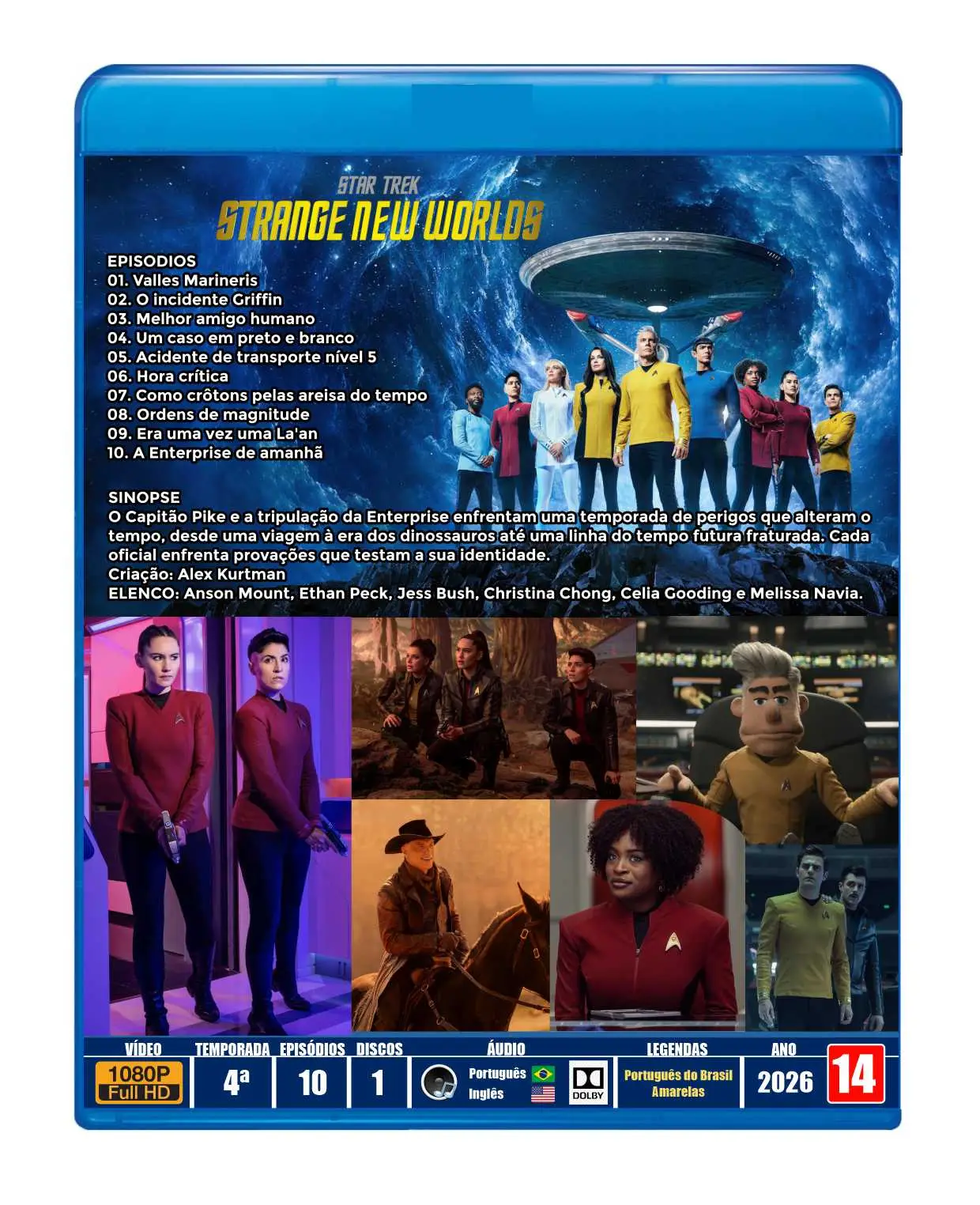 STAR TREK STRANGE NEW WORLDS - 4ª TEMPORADA - DUBLADO E LEGENDADO - Imagem 4